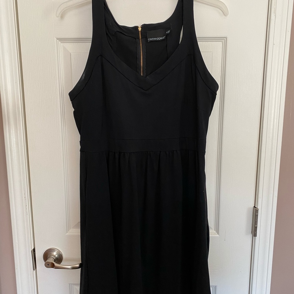 Cynthia Rowley black dress